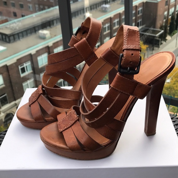 🎉HP🎉 BOTTEGA VENETA Platform Sandals Size 39/9 - Picture 5 of 16